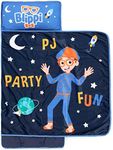 Jay Franco Blippi PJ Party Time Nap Mat – Built-in Pillow and Blanket - Super Soft Microfiber Kids'/Toddler/Children's Bedding, Ages 3-7