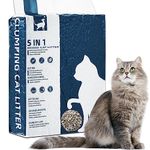 Vealind Tofu Cat Litter Clumping Litter for Cats 1 PACK-3.6 KG, 5 in 1 Mixed Cats Litter Unscented Dust-Free Flushable Odor Control Fast Drying Clumping Kitty Litter