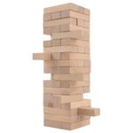 CoolToys Timber Tower Wood Block Stacking Game - Original Edition (48 Pieces)