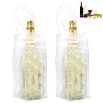 Rapid Ice Wine Cooler, Gel Wine Bottle Chill Cooler Ice Bag - Freezer Bag- Vodka- Tequila Chiller- Cooler- Carrier