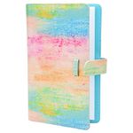 Sunmns Colorful Wallet PU Leather Photo Album Compatible with Fujifilm Instax Mini 12 11 9 8 90 26 7s Instant Camera Film, Polaroid Snap Zip Z2300 PIC-300 Film (Rainbow)