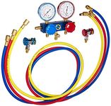 Robinair (49134A) R134 Aluminum Manifold, Hose Set and Service Coupler