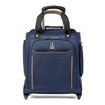 Travelpro Crew Classic Lightweight Softside Luggage, Rolling Underseat Carry on Bag, 14" Laptop or Tablet Sleeve, Men and Women, 17-Inch, Patriot Blue