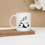 Clay Craft Ceramic Cc Mm1 Swiss Rez7 Microwave Safe Coffee Mug for Gift to Couples Wife Husband Boyfriend Girfriend Brother 300 ml, Panda