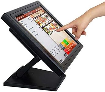 SNKOURIN Electronic Cash Register Foldable Touch Screen,15 Inch POS System Commercial Cash Register for Small Commercial Restaurant,Supermarket,Jukebox and Many Other Hospitality Applications