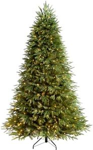 WeRChristmas Pre-Lit the Royal Fir Multi-Function Christmas Tree with 600-LED Lights, 7 feet/2.1 m - 130 x 130 x 210 cm, Green