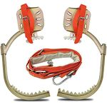 Tree Climbing Tool, Tree Climbing Spike Set, Non-Slip Climbing Tree Spikes, Safety Belt Adjustable Rope Rescue Belt for Cutting Trees and fruit picking(Size:model 500)