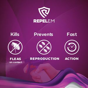 REPELEM Flea Spray for Pets, 1L – Fast-Acting Pest Control