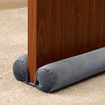 TORMAYS Door Draft Stopper Double Sided Weather Stripping Noise Breeze Blocker, Door Sweeps Adjustable Length, Multi Color Available (36 inch, Deep Grey)