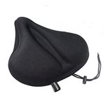 Wide Bike/Bicycle Seat Cover Padded 29(L)*27(W) CM FUCNEN Large Gel Saddle Cover Road Spinning Stationary Exercise Bike Seat Cushion for Indoor Outdoor Cycling Comfortable Soft Gel Construction