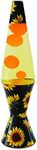 Spencer Gifts Yellow Sunflower Lava Lamp - 17 Inch | Globe, Base and Cap, and Bulb Included | Capacity: 32 oz.