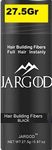 JARGOD Hair Fibers for Instant Volume and Thicker Fuller Hair Hair Building Fiber for thinning Hair & Bald Spots Conceals Hair Loss in Seconds - Hair Powder for Women & Men (Black)