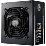 Cooler Master MWE 850 Gold V2 Fully Modular PSU (UK Plug) - 80 PLUS Gold 850W Power Supply Unit, Flat Black Cabling, 120mm HDB Fan, High-Temperature Threshold