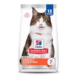 Hill's Pet Nutrition Science Diet Adult Cat Dry Perfect Digestion Chicken, Brown Rice, & Whole Oats Recipe, 13 lb Bag