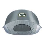 NFL Green Bay Packers Manta Portable Pop-Up Sun/Wind Shelter, Black/Gray