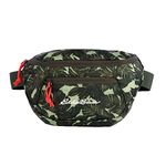 Eddie Bauer Unisex's Stowaway Packable Waistpack-Made from Ripstop Polyester with 2 Secure Zip Pockets-Dark Loden, One Size