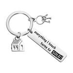 Gzrlyf Realtor Keychain Real Estate Agent Gifts Realtor Appreciation Gifts Funny Realtor Gifts Every Thing I Touch Turns to Sold (Keychain)