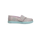 TOMS Kids Girl's Alpargata (Toddler/Little Kid) Drizzle Grey Superbloom Dot Print 4 Toddler M