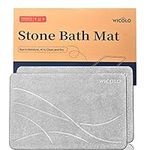 WICOLO Bath Stone Mat, Diatomaceous