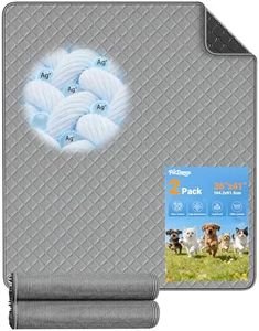PetDance 【Silver-Ion Infused Fabric】 Clean & Odor Control Washable Pee Pads for Dogs, 【2S Blazing Fast Absorption】 Dog Training Pads for Crate, Sofa, Feeding Area, 36" x 41" , 2 Packs