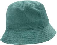 KANUT SPORTS Terry Kids Bucket Sun Hat with Wide Brim for Boys Girls Summer Sun Protection Hat (Teal)