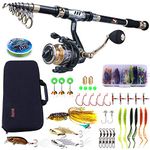 Fishing Combo With Telescopic Rods