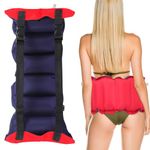 BESPORTBLE Inflatable Swim Belt: Swim Training Belt Swimming Belt For Adults, Back Float Kids Swim Belt Swimming Training Aid Waist Belt With Buckle And Rope For Swimming