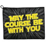 Wolf Golf Towels - May The Course Be with You Golf Towel - Golf Accessories for Men - Golf Gifts for Men - Funny Golf Towel