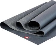 Manduka EKO Superlite Yoga Travel Mat – 1.5mm Thick Travel Mat for Portability, Eco Friendly and Made from Natural Tree Rubber. Superior Catch Grip for Traction, Support and Stability Charcoal