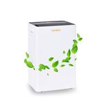 HINISO 22L Home Dehumidifier with UV & Ionizer | Removes Odor, Germs | Covers 4500 sq.ft | Large 5.5L Tank | Auto Defrost, Overflow Protection & Timer for Room & Basement