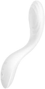 Satisfyer Rrrolling Pleasure G-Spot Vibrator with Roller Ball Tip - Vibrating Dildo, Personal Massager, G Spot Stimulation, Adult Sex Toys for Women - Waterproof, Rechargeable (White)