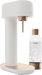 Mysoda Ruby 2 Aluminium Water Carbonator with 1 Litre Water Bottle - White Copper