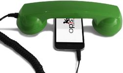 OPIS 60s Micro: Retro handset/Vintage handset/Retro Phone/Mobile handset for iPhone, Galaxy, BlackBerry, Lumia, etc. (Green)