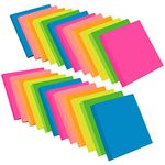 ZCZN 6 Bright Assorted Colours Sticky Notes, 76 x 76 mm, 100 Sheets/Pad, Sticky Issue is Improved, 24 Pads