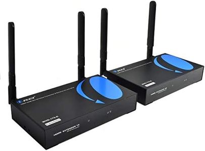 OREI Wireless HDMI Extender Transmitter Receiver - Upto 300 Feet - Long Range - Perfect for Streaming from Laptop, PC, Cable, Netflix, YouTube, PS4 to HDTV/Projector - IR Support