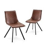 COLAMY PU Leather Dining Chairs Set