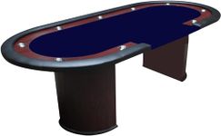 YAJVANE Poker Table for Gaming (Blue)