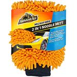 Armor All, 2 in 1 Microfibre Noodle Mitt, For Interior & Exterior Car Cleaning, Soft and Streak Free Washing & Drying for Paintwork and Glass, Gently Removes Dirt, Ideal for Car & Motorcycle Detailing