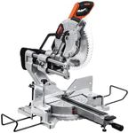 VEVOR Sliding Compound Miter Saw, 12-Inch Blade, 15 Amp Motor, 60-Tooth, Corded Double Bevel Sliding Miter Saw, LED Precision Alignment, Angle Adjustable, for Wood, Composite Decking, Laminates
