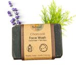 Charcoal Face Wash Bar, naturally detoxifying 75g,vegan, plastic free, all natural, handmade, palm free