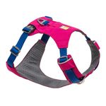 Ruffwear, Hi & Light, Everyday Lightweight Dog Harness, Trail Running, Walking, Hiking, All-Day Wear, Alpenglow Pink, Medium