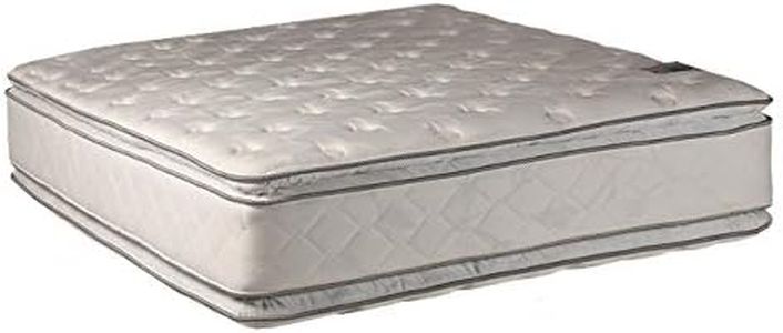 Dream Solutions USA Serenity Pillow Top - Medium Soft Queen (60"x80"x12") Mattress Only - Double-Sided, Spinal Support System, Fully Assembled, Luxury Quality, Orthopedic Type