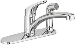 American Standard 7074030.002 Colony Pro Single-Handle Kitchen Faucet with Integrated Side Spray, Polished Chrome