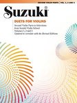 Duets for Violins: Second Violin Parts to Selections from Suzuki Violin School Volumes 1, 2 and 3. (Violin)