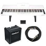 Vault Avanti 88 Weighted Keys Digital Piano with U Type Stand, 20 watt Keyboard Amplifier, Triple Pedal, and Instrument Cable