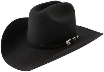 Stetson Men's 4X Corral Wool Cowboy Hat Black 7