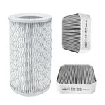 Freairpilot HEPA Filter Replacement Compatible with Molekule Air Purifier, Contains 1 PECO-Filter and 2 Coconut Carbon Pre-Filters