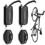 Swivel Bike Wall Mount,Bike Rack,Bike Hooks For Garage,Bike Hanger Wall Mount,Space Saving Wall Bike Rack (2 PACK)