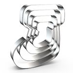 QAAQS Christmas Stocking Sock Cookie Cutter Set for Winter Holiday Baking, 5/4/3/2 inch, 4 Piece, Stainless Steel