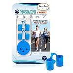 Nasivent Sport – Improve Nasal Breathing for Sports and Leisure Activities as well as Protection Against Snoring, 46601, blue, L